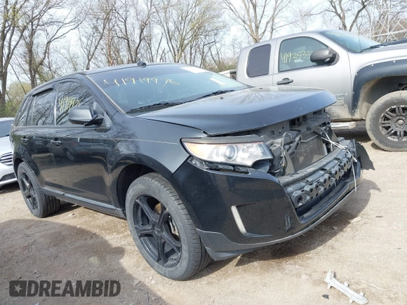 2013 Ford Edge SEL z VIN 2FMDK4JC1DBB50937, wystawiony jako IAAI lot #41919976 z przebiegiem 120 819 mil mil oraz . Historia ofert i sprzedaży dostępna na DreamBid. Obrazek 1.