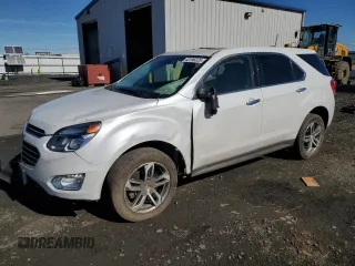 2016 Chevrolet Equinox LTZ with VIN 2GNFLGE32G6261555, listed as a Copart auction lot 48196325 with 47,530 mi miles and Salvage Title. Bid and sale history available at carsss.com. Image 1.