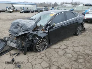 2017 Ford Fusion Titanium with VIN 3FA6P0K98HR146567, listed as a Copart auction lot 46335525 with Not provided miles and Salvage title. Bid and sale history available at DreamBid. Image 1.
