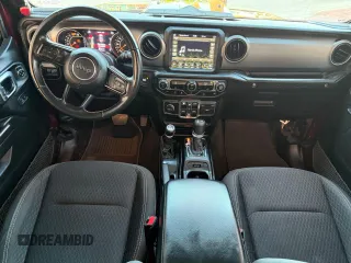 2021 Jeep Wrangler Unlimited Willys with VIN 1C4HJXDNXMW680247, listed as a Copart auction lot 57000145 with 77,407 mi miles and Clean Title. Bid and sale history available at DreamBid. Image 9.