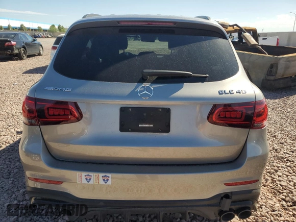 2020 Mercedes-Benz GLC with VIN W1N0G6EB3LF814730, listed as a Copart auction lot 72525244 with 46,978 mi miles and Salvage Title. Bid and sale history available at carsss.com. Image 6.