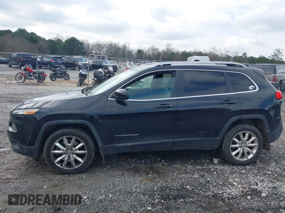 2014 Jeep Cherokee Limited with VIN 1C4PJLDB2EW173791, listed as a IAAI auction lot 41505223 with 167,848 mi miles. Bid and sale history available at carsss.com. Image 14.