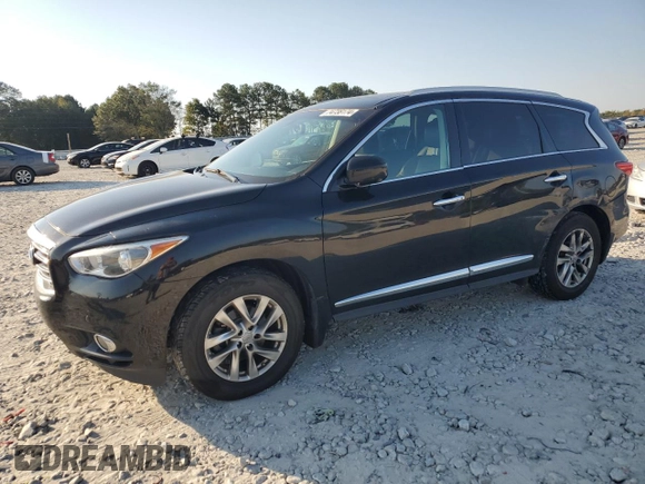 2013 Infiniti JX35 with VIN 5N1AL0MM9DC304548, listed as a Copart auction lot 74738174 with 170,592 mi miles and Salvage Title. Bid and sale history available at carsss.com. Image 1.
