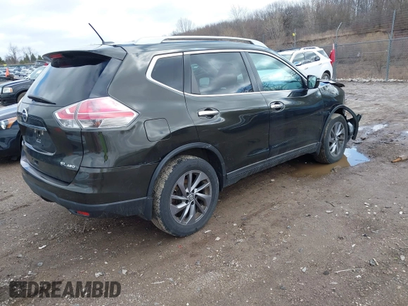 2016 Nissan Rogue SL with VIN 5N1AT2MV3GC751112, listed as a IAAI auction lot 41850843 with 114,420 mi miles and . Bid and sale history available at DreamBid. Image 4.