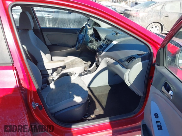 2015 Hyundai Accent GLS with VIN KMHCT4AE7FU825438, listed as a IAAI auction lot 41392005 with 111,913 mi miles and . Bid and sale history available at carsss.com. Image 5.