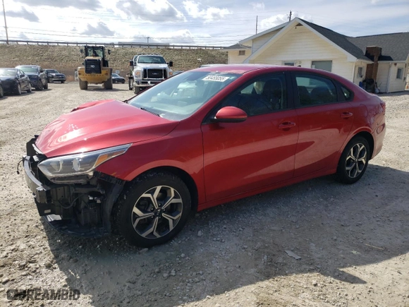 2021 Kia Forte LXS with VIN 3KPF24AD9ME387691, listed as a Copart auction lot 50455055 with 84,997 mi miles and Salvage Title. Bid and sale history available at carsss.com. Image 1.