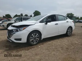 2024 Nissan Versa S with VIN 3N1CN8DVXRL922815, listed as a Copart auction lot 57460005 with 14,015 mi miles and Salvage title. Bid and sale history available at DreamBid. Image 1.