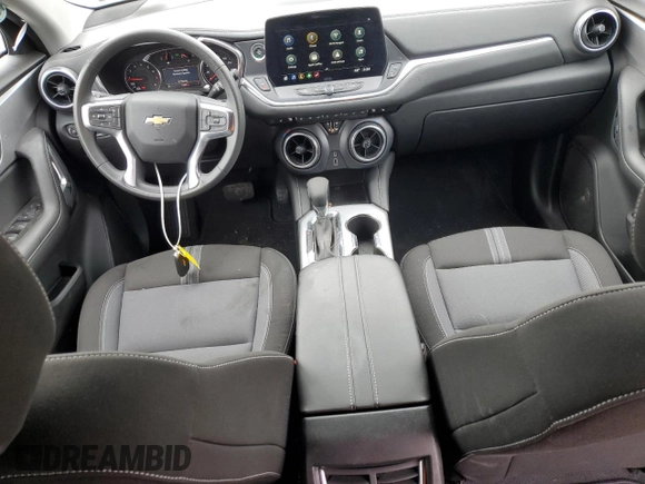 2024 Chevrolet Blazer LT with VIN 3GNKBHR40RS157242, listed as a Copart auction lot 50134195 with 7,253 mi miles and Salvage title. Bid and sale history available at DreamBid. Image 8.