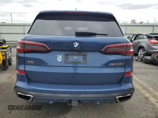 2021 BMW X5 M50i with VIN 5UXJU4C03M9E52555, listed as a Copart auction lot 48171365 with 64,731 mi miles and Salvage Title. Bid and sale history available at carsss.com. Image 6.