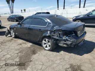 2006 BMW 5 Series 530i with VIN WBANE73556CM36242, listed as a Copart auction lot 52580755 with 162,065 mi miles and Salvage Title. Bid and sale history available at carsss.com. Image 2.