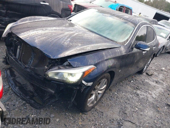 2017 Infiniti Q70 3.7 with VIN JN1BY1AP8HM741443, listed as a IAAI auction lot 41713079 with 138,423 mi miles and . Bid and sale history available at DreamBid. Image 2.