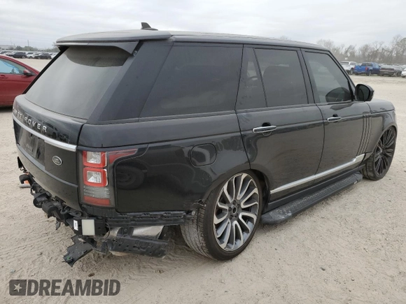 2016 Land Rover Range Rover Autobiography with VIN SALGV2EF2GA246344, listed as a Copart auction lot 43717625 with 70,423 mi miles and Salvage Title. Bid and sale history available at DreamBid. Image 3.