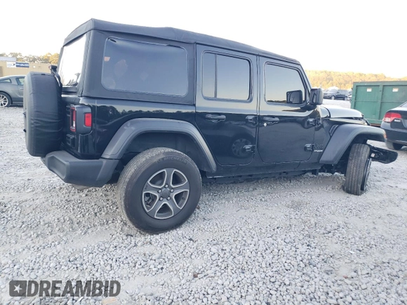 2022 Jeep Wrangler Unlimited High Tide with VIN 1C4HJXDG1NW134486, listed as a Copart auction lot 75280764 with 61,282 mi miles and Salvage Title. Bid and sale history available at DreamBid. Image 3.
