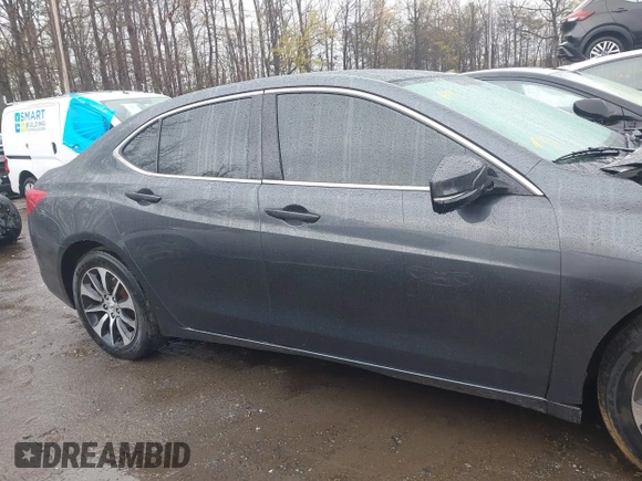 2015 Acura TLX with VIN 19UUB1F39FA010517, listed as a IAAI auction lot 41966748 with 171,138 mi miles. Bid and sale history available at carsss.com. Image 13.