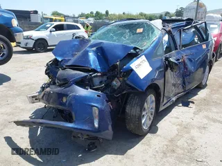 2013 Toyota Prius Two with VIN JTDZN3EU4D3206304, listed as a IAAI auction lot 42067570 with Not Provided miles and . Bid and sale history available at carsss.com. Image 2.