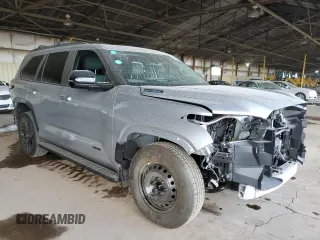 2024 Toyota Sequoia SR5 with VIN 7SVAAABA8RX037059, listed as a Copart auction lot 45525595 with 17,069 mi miles and Salvage Title. Bid and sale history available at carsss.com. Image 1.