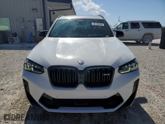 2023 BMW X3 M z VIN 5YM13EC05P9P18161, wystawiony jako Copart lot #42135544 z przebiegiem 17 524 mil mil oraz Szkoda całkowita • Salvage title. Historia ofert i sprzedaży dostępna na DreamBid. Obrazek 5.