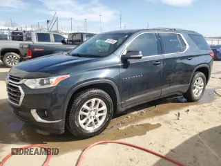 2021 Chevrolet Traverse LT Cloth z VIN 1GNERGKW2MJ122517, wystawiony jako Copart lot #48918465 z przebiegiem 36 888 mil mil oraz Szkoda całkowita • Salvage title. Historia ofert i sprzedaży dostępna na DreamBid. Obrazek 1.
