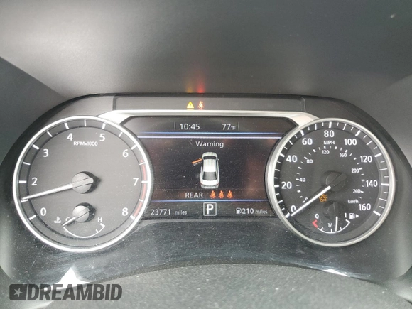 2024 Nissan Sentra SV with VIN 3N1AB8CV0RY341571, listed as a Copart auction lot 54752555 with 23,771 mi miles and Clean Title. Bid and sale history available at DreamBid. Image 9.