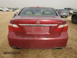 2011 Lexus LS 460 L with VIN JTHGL5EF5B5042720, listed as a Copart auction lot 46445965 with 154,801 mi miles and Salvage Title. Bid and sale history available at DreamBid. Image 6.