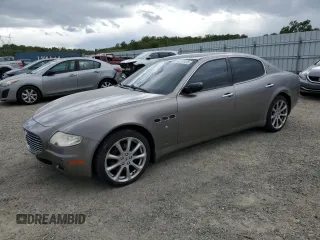 2005 Maserati Quattroporte z VIN ZAMCE39A050017377, wystawiony jako Copart lot #50191415 z przebiegiem 39 545 mil mil oraz Czysty tytuł • Clean title. Historia ofert i sprzedaży dostępna na DreamBid. Obrazek 1.