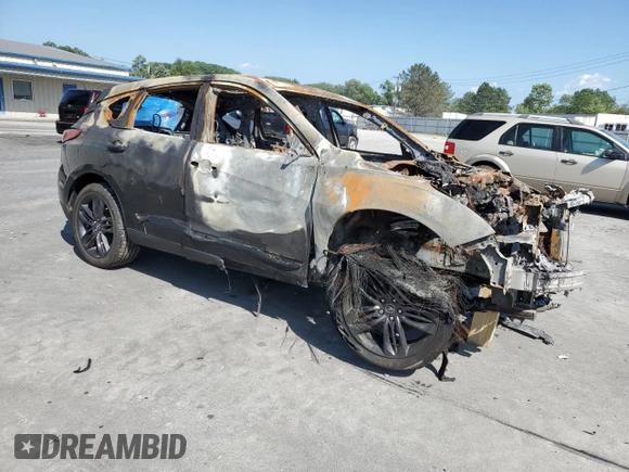2021 Acura RDX w/A-Spec Package with VIN 5J8TC2H64ML014773, listed as a Copart auction lot 62139485 with Not provided miles and Salvage title. Bid and sale history available at DreamBid. Image 4.
