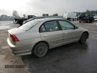 2004 Honda Civic LX z VIN 2HGES16594H587746, wystawiony jako Copart lot #57072535 z przebiegiem 374 664 mil mil oraz Szkoda całkowita • Salvage title. Historia ofert i sprzedaży dostępna na DreamBid. Obrazek 3.