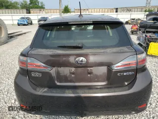 2012 Lexus CT 200h with VIN JTHKD5BH0C2087595, listed as a Copart auction lot 60626595 with 209,197 mi miles and Clean title. Bid and sale history available at DreamBid. Image 6.