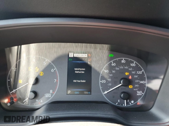 2025 Toyota Corolla Cross Hybrid S с VIN 7MUFBABG6SV077157, выставлен на аукционе Copart как лот 55625165 с пробегом 186 миль миль и Списание • Salvage title. История ставок и продаж доступна на DreamBid. Изображение 9.
