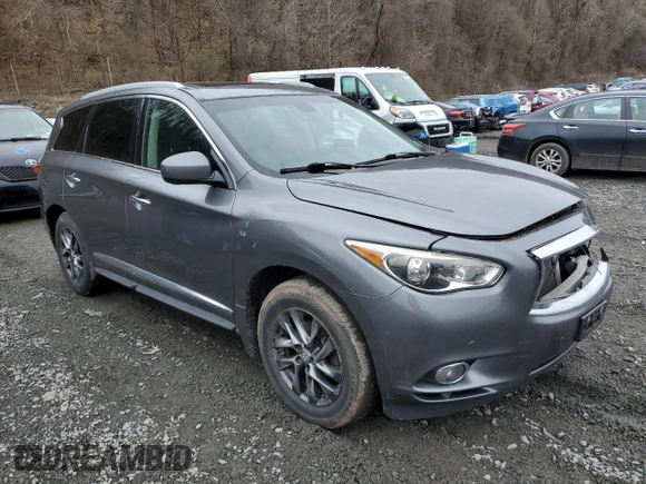 2015 Infiniti QX60 z VIN 5N1AL0MM8FC525142, wystawiony jako Copart lot #51963805 z przebiegiem 172 860 mil mil oraz Szkody całkowita. Historia ofert i sprzedaży dostępna na DreamBid. Obrazek 4.