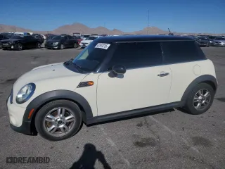 2013 MINI Cooper Hardtop with VIN WMWSU3C50DT681283, listed as a Copart auction lot 43197215 with 96,349 mi miles and Salvage Title. Bid and sale history available at carsss.com. Image 1.