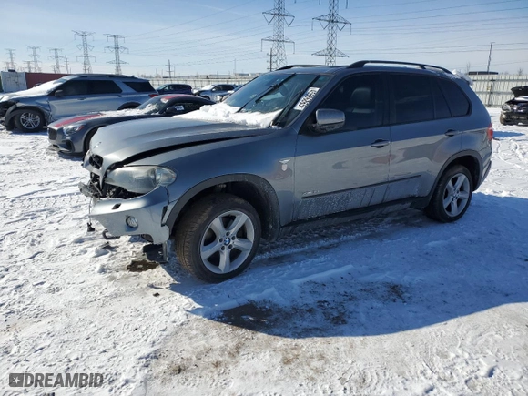 2009 BMW X5 30i with VIN 5UXFE43579L263414, listed as a Copart auction lot 45586865 with 156,118 mi miles and Salvage Title. Bid and sale history available at carsss.com. Image 1.
