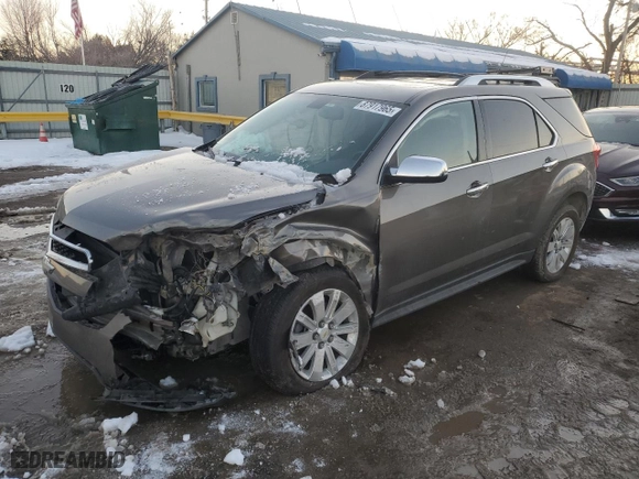 2010 Chevrolet Equinox LTZ with VIN 2CNFLFEY8A6405398, listed as a Copart auction lot 87917965 with 221,886 mi miles and Salvage Title. Bid and sale history available at carsss.com. Image 1.