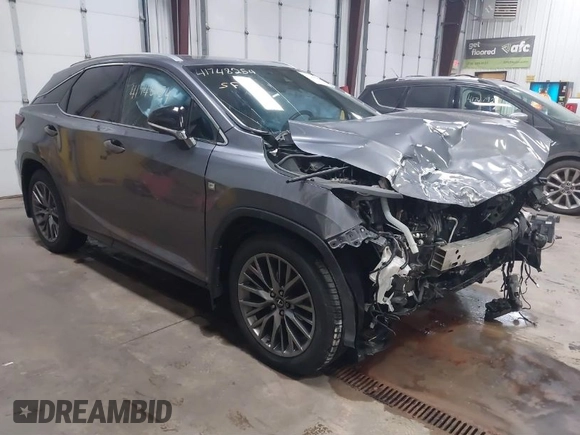 2018 Lexus RX 350 with VIN 2T2BZMCAXJC165423, listed as a IAAI auction lot 41748254 with 49,854 mi miles and . Bid and sale history available at DreamBid. Image 1.