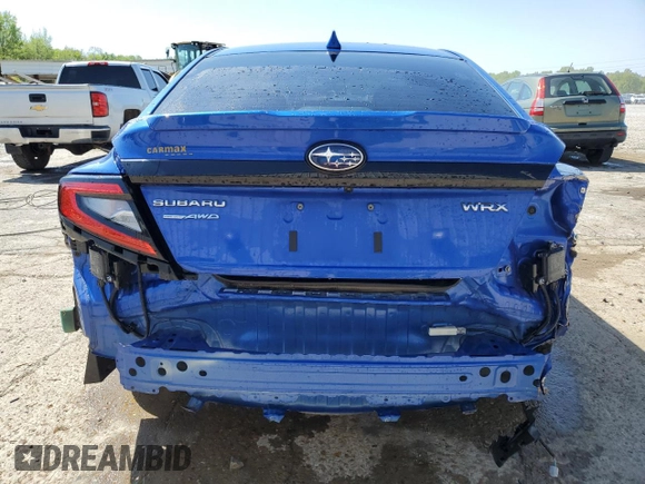 2022 Subaru WRX Limited with VIN JF1VBAL6XN9009643, listed as a Copart auction lot 52540925 with 28,008 mi miles and Salvage Title. Bid and sale history available at carsss.com. Image 6.
