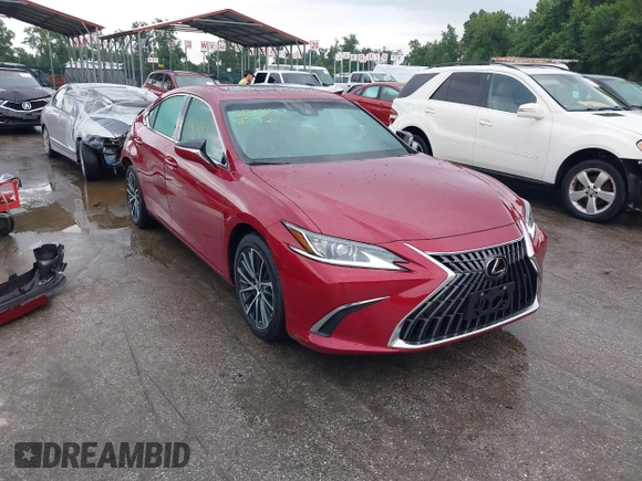 2025 Lexus ES 350 with VIN 58ADZ1B15SU188842, listed as a IAAI auction lot 42630513 with 4,835 mi miles and . Bid and sale history available at DreamBid. Image 1.
