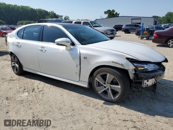 2016 Lexus GS 200t with VIN JTHBA1BLXGA002053, listed as a Copart auction lot 61637355 with 153,757 mi miles and Salvage title. Bid and sale history available at DreamBid. Image 4.