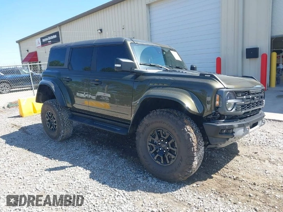 2024 Ford Bronco Raptor z VIN 1FMEE0RR4RLA01295, wystawiony jako IAAI lot #41971950 z przebiegiem 8 246 mil mil oraz . Historia ofert i sprzedaży dostępna na DreamBid. Obrazek 1.