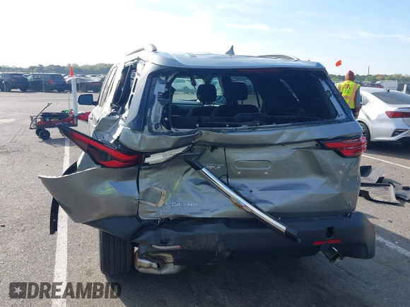 2023 Chevrolet Traverse LT Cloth with VIN 1GNEVGKW3PJ336948, listed as a IAAI auction lot 42144619 with 15,580 mi miles and . Bid and sale history available at DreamBid. Image 6.
