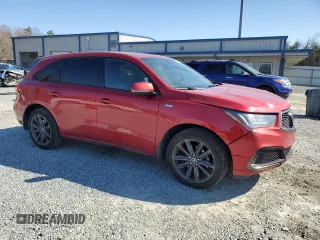2019 Acura MDX Technology with VIN 5J8YD4H02KL004329, listed as a Copart auction lot 46616055 with 58,772 mi miles and Salvage title. Bid and sale history available at DreamBid. Image 4.