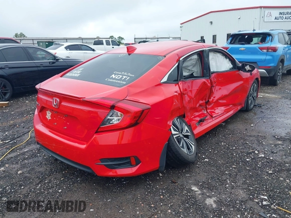 2016 Honda Civic EX-L with VIN 2HGFC1F7XGH656001, listed as a IAAI auction lot 42412343 with 227,271 mi miles and . Bid and sale history available at DreamBid. Image 4.