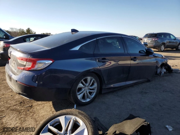 2018 Honda Accord Sedan LX 1.5T with VIN 1HGCV1F14JA056573, listed as a Copart auction lot 44669605 with 57,725 mi miles and Salvage Title. Bid and sale history available at carsss.com. Image 3.