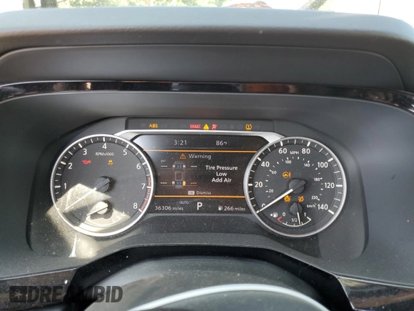 2023 Nissan Pathfinder SL with VIN 5N1DR3CC9PC212656, listed as a Copart auction lot 62314425 with 36,306 mi miles and Salvage title. Bid and sale history available at DreamBid. Image 9.