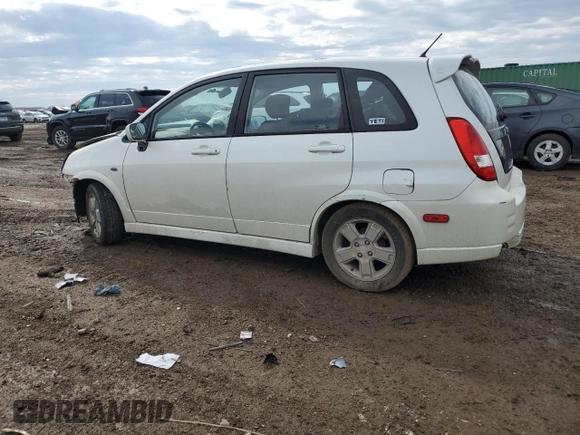2003 Suzuki Aerio SX with VIN JS2RD41H635203639, listed as a Copart auction lot 50309015 with Not Provided miles and Salvage Title. Bid and sale history available at DreamBid. Image 2.