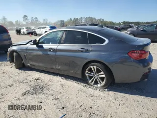 2019 BMW 4 Series 430i with VIN WBA4J1C58KBM14255, listed as a Copart auction lot 50053555 with 58,711 mi miles and Salvage Title. Bid and sale history available at carsss.com. Image 2.