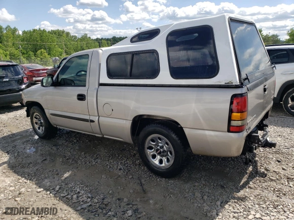 2005 GMC Sierra 1500 Work Truck with VIN 1GTEC14X65Z355588, listed as a Copart auction lot 53740904 with 190,429 mi miles and Non Repairable. Bid and sale history available at carsss.com. Image 2.