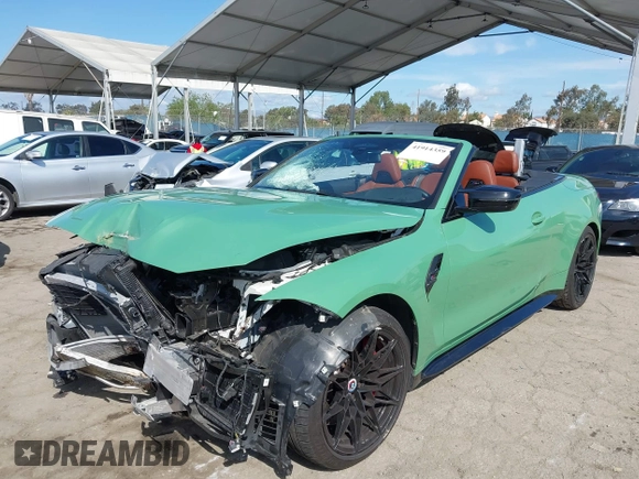 2023 BMW M4 Competition xDrive с VIN WBS33BA01PCM29504, выставлен на аукционе IAAI как лот 41914359 с пробегом 17 618 миль миль и . История ставок и продаж доступна на DreamBid. Изображение 18.