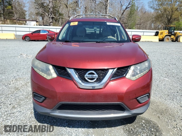 2015 Nissan Rogue SV with VIN 5N1AT2MT7FC825824, listed as a Copart auction lot 50576015 with 134,242 mi miles and Salvage Title. Bid and sale history available at carsss.com. Image 5.