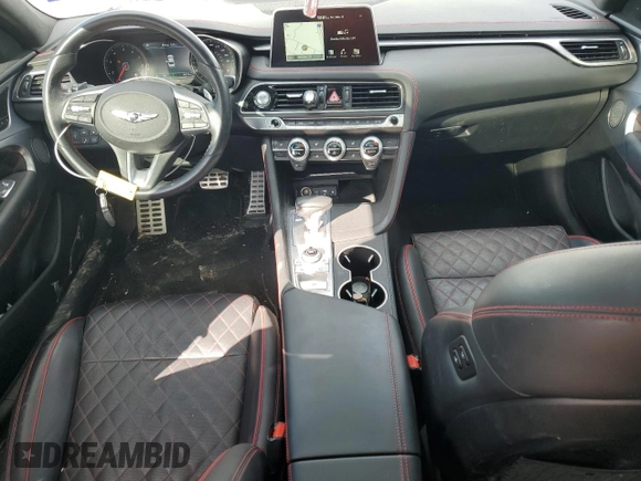 2020 Genesis G70 3.3T с VIN KMTG34LE3LU064052, выставлен на аукционе Copart как лот 83573294 с пробегом 56 514 миль миль и Списание • Salvage title. История ставок и продаж доступна на DreamBid. Изображение 8.