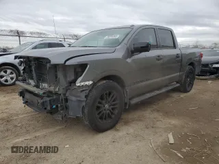2019 Nissan Titan SV with VIN 1N6AA1E62KN511586, listed as a Copart auction lot 89285965 with 129,444 mi miles and Salvage title. Bid and sale history available at DreamBid. Image 1.